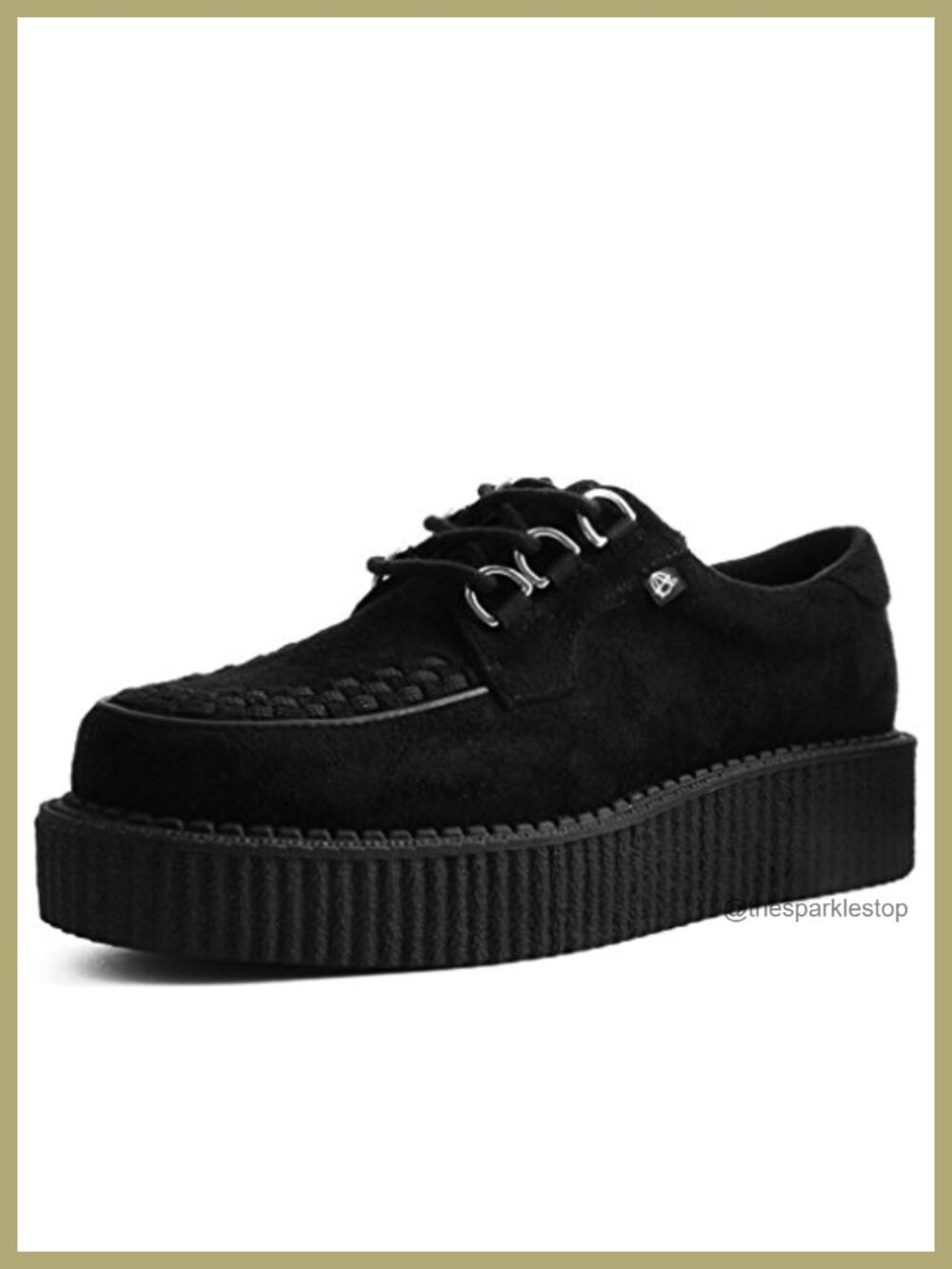 Faux Suede Creeper Sneakers Lace-Up Chunky Platform Unisex Ankle Boots Comfort